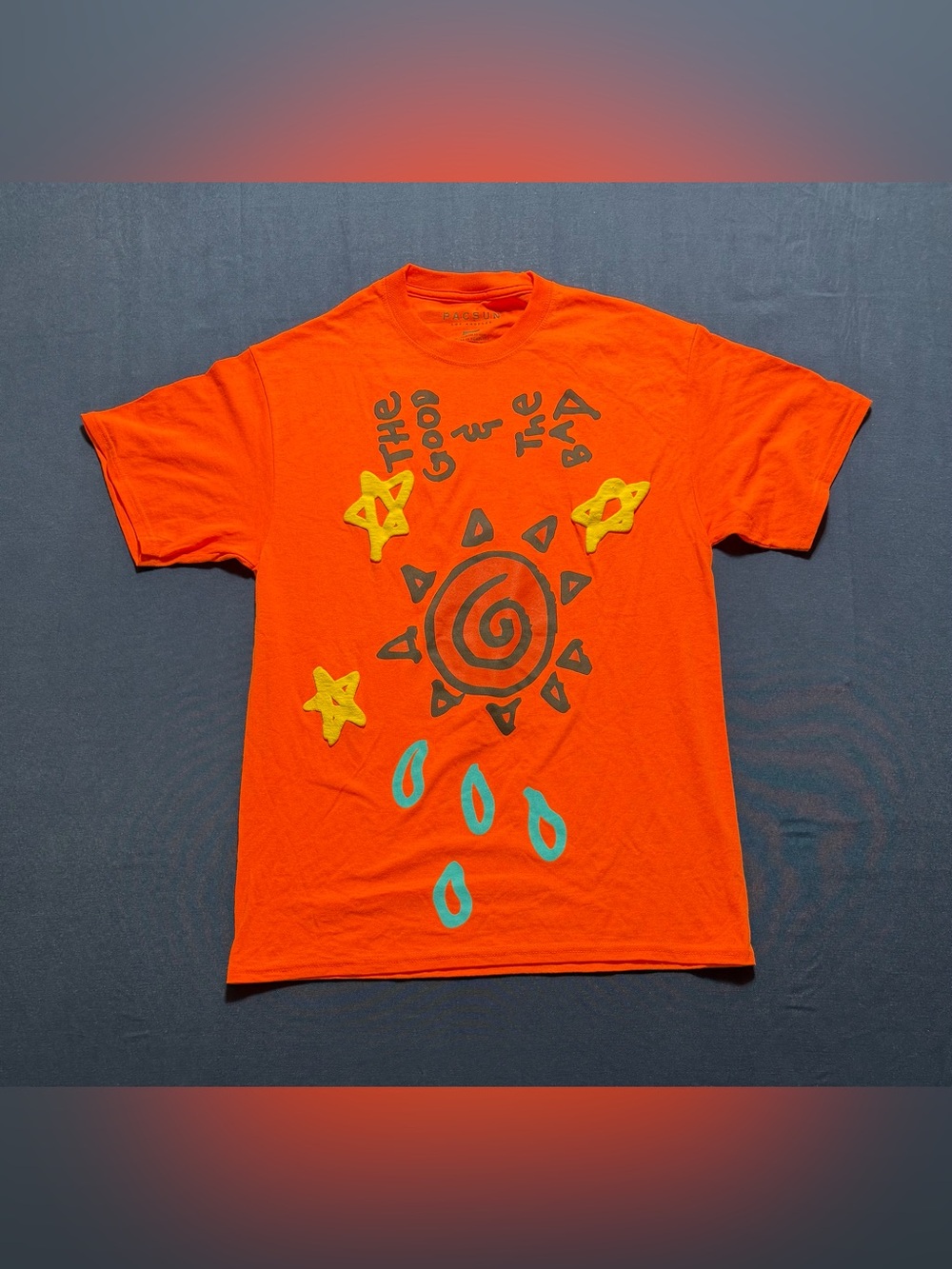 PacSun Cotton-Polyester Blend Size M NWOT The Good The Bad Graphic T-Shirt